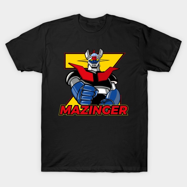 Mazinger Z Goldorak Mecha T-Shirt by Arturo Vivó
